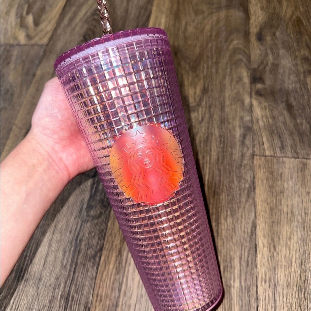 Starbucks Iridescent Pink Studded Tumbler